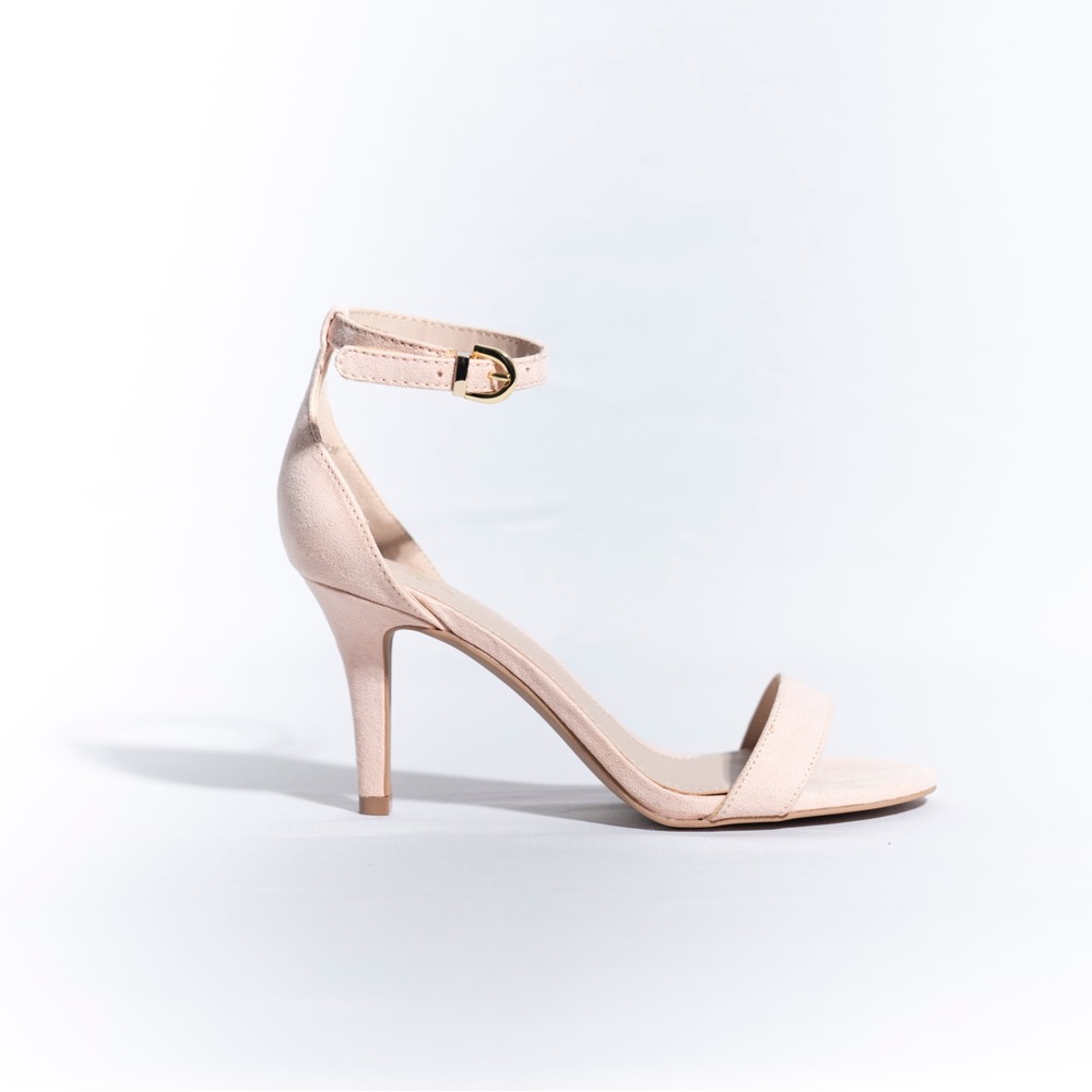 H&M Blush Pink Stiletto Open Toe Heels